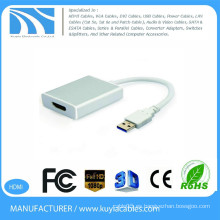 1080P HD USB 3.0 al convertidor del adaptador de HDMI para el ordenador portátil de la PC de HDTV Mac Windows XP / Vista / Windows 7/8